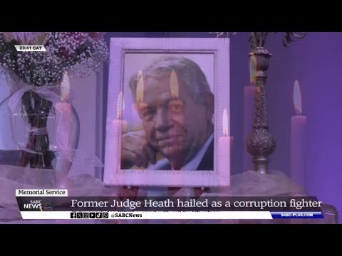 Memorial Service | Former Judge Willem Heath hailed as a corruption fighter