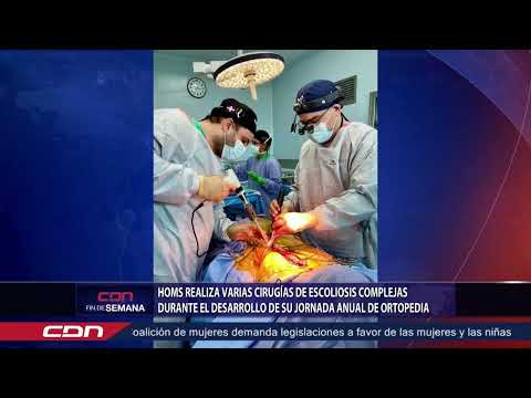 Homs realiza varias cirugías de escoliosis complejas durante el desarrollo de su jornada anual