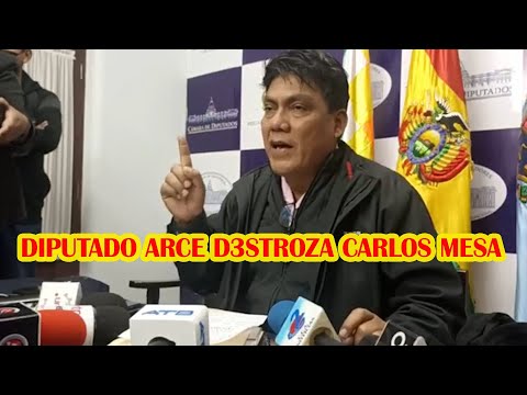 DIPUTADO ARCE RESPONDIO CARLOS MESA TUS MANOS ESTAN M4NCHADO DE S4NGRE POR TUS CRIM3NES..