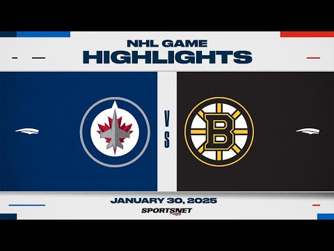 NHL Highlights | Jets vs. Bruins - January 30, 2025