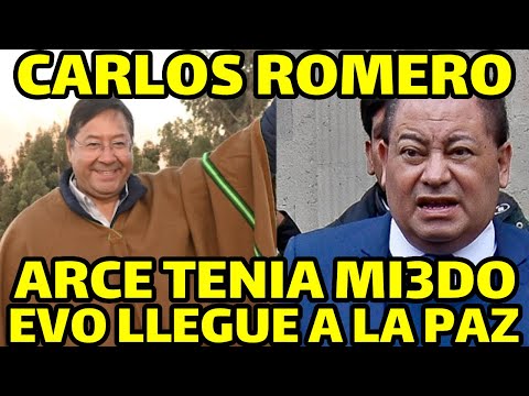 EXMINISTRO CARLOS ROMERO INGRESO EVO MORALES REUNIÓN TSE FUE A LO GRANDE Y ACLAMADO POR EL PUEBLO