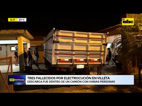 Villeta: electrocución masiva deja tres fallecidos