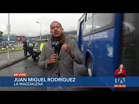 La Policía realiza un operativo de seguridad en La Magdalena, sur de Quito