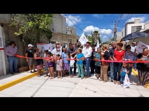 Inaugura alcalde de Rioverde, Arnulfo Urbiola obras integrales de rehabilitación en la colonia...