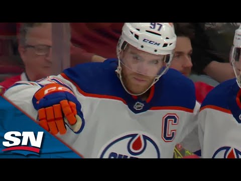 Oilers Connor McDavid Takes Stretch Pass And Fools Petr Mrazek For Slick Breakaway Goal