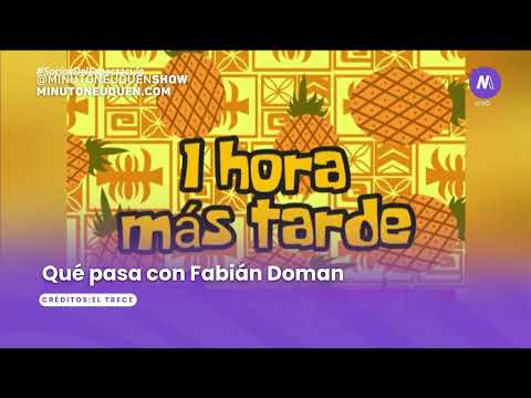 Qué pasa con Fabián Doman en América TV - Minuto Neuquén Show