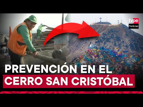 Cerro San Cristóbal: culminan trabajos de prevención previo a la Semana Santa