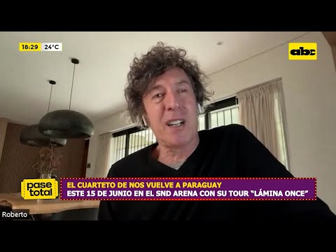 Cuarteto de Nos vuelve a Paraguay: conversamos con el vocalista Roberto Musso