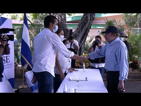 Presidente Ortega participa en el proceso de Verificación Ciudadana 2021
