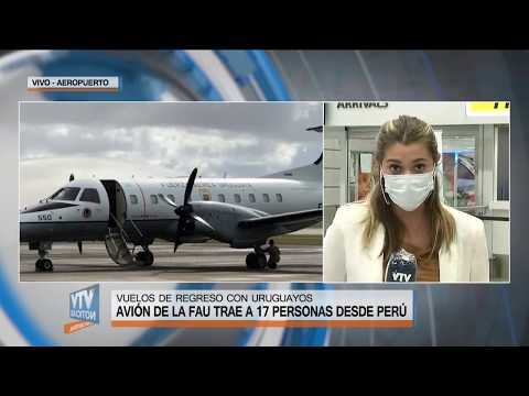 Avión de la Fuerza Aérea Uruguaya partió a Perú en busca de 17 uruguayos varados