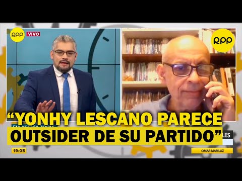 Fernando Vivas: “Yonhy Lescano parece un ‘outsider’ dentro de su partido”