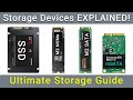 SSD vs HDD vs NVMe vs SATA vs mSATA vs M2 Storage Devices EXPLAINED!