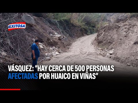 Gobernadora regional de Lima Provincias: Hay cerca de 500 personas afectadas por huaico en Viñas