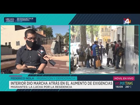 Vespertinas - Migrantes: Interior dio marcha atrás en el aumento de exigencias