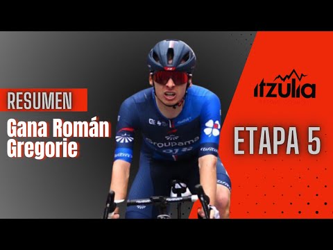 Santiago Buitrago protagonista en la etapa 5 ?? /  Orluis Aular segundo  Resumen Itzulia