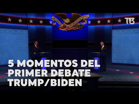 5 momentos del caótico debate entre Donald Trump y Joe Biden