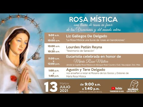 Eucaristía celebrada en honor de María rosa Mística