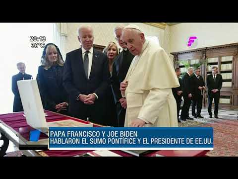 Joe Biden se reunió con el papa Francisco