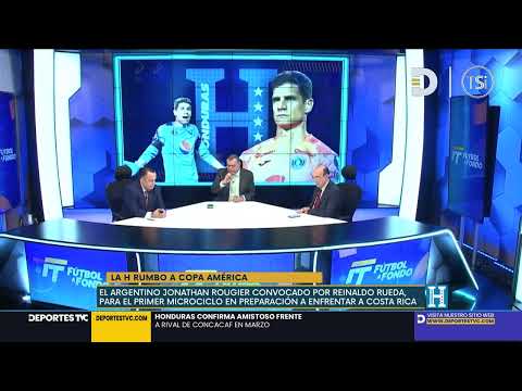 Jonathan Rougier recibe su primera convocatoria a la selección nacional de Honduras
