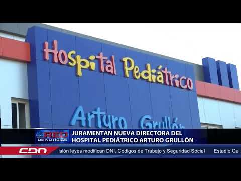 Juramentan nueva directora del Hospital Pediátrico Arturo Grullón