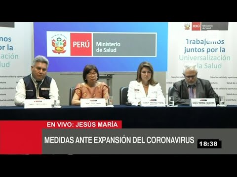 Ministra Hinostroza anuncia medidas ante la potencial pandemia que representa el Covid-19