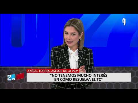 Aníbal Torres: “No tenemos interés en cómo resuelva el Tribunal Constitucional”
