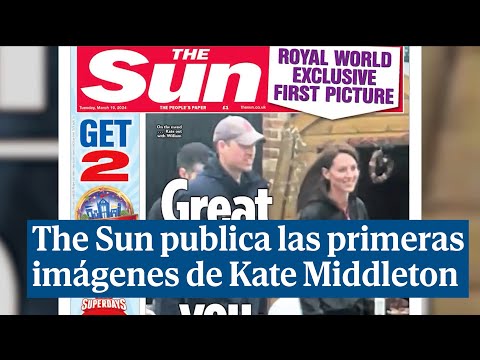 The Sun publica las primeras imágenes de Kate Middleton desde su operación en enero