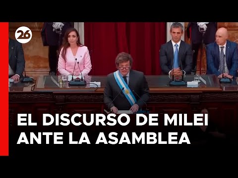 ARGENTINA - EN VIVO | El discurso de Milei en el Congreso Argentino