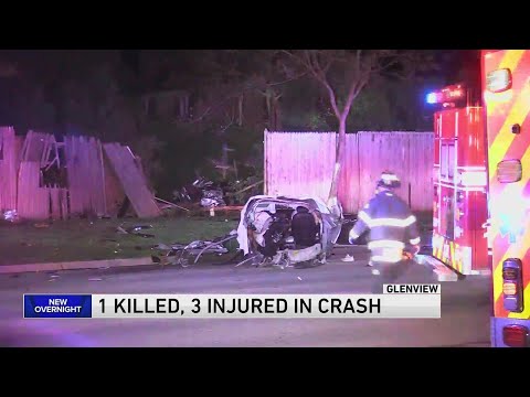 17-year-old killed, 3 others injured in apparent high-speed crash in Glenview