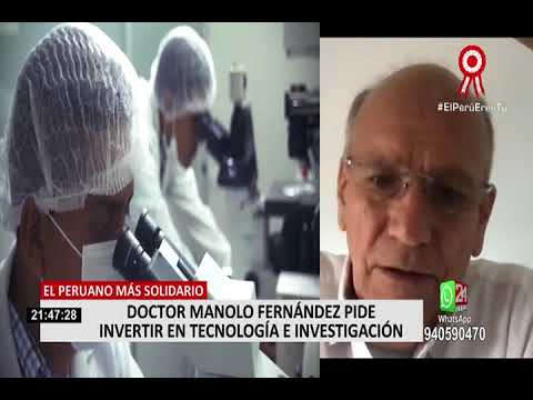 Doctor Manolo Fernández busca desarrollar la vacuna contra Covid 19