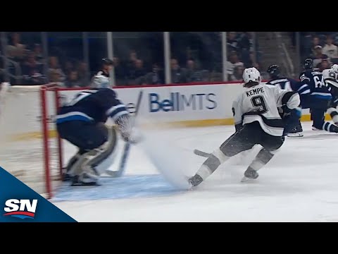 Kings Adrian Kempe Finishes Off Two Slick Passes For Beautiful Goal
