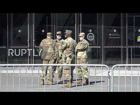 USA: Military doctors deployed to Javits Center field hospital in NYC