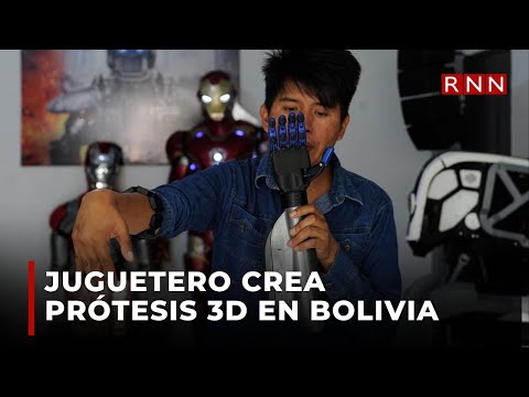 El juguetero que crea prótesis 3D para personas pobres en Bolivia
