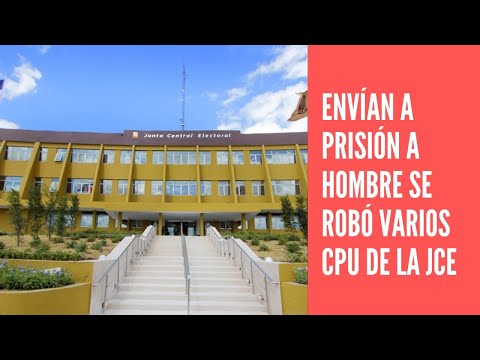 Imponen prisión preventiva a empleado de la JCE acusado de robar equipos informáticos