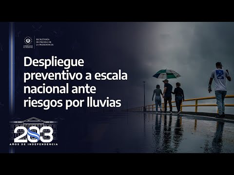 Gobierno del Presidente Nayib Bukele está alerta ante la ocurrencia de emergencias por las lluvias