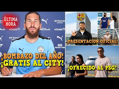 FICHAJE DEL AÑO: SERGIO RAMOS AL MANCHESTER CITY | BARCELONA PRESENTA A AGUERO | CR7 OFRECIDO AL PSG