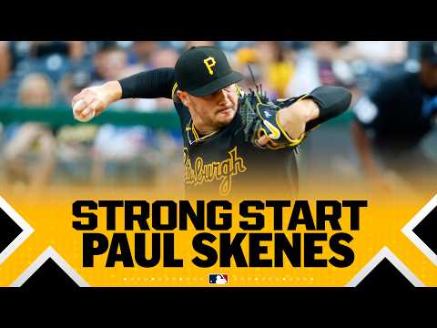 Paul Skenes strikes out seven in strong outing vs LA 다저스! ‍ | MLB 하이라이트