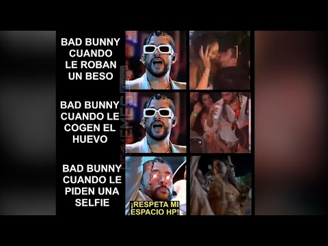 Memes de Bad Bunny tras lanzar celular al mar de una fans