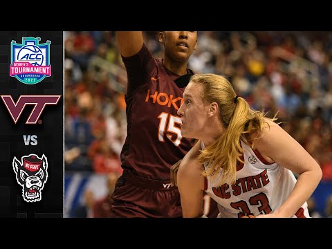 Acc Football Basketball 🏀 Virginia Tech vs NC State ACC Women's Basketball Tournament Highlights (2022)