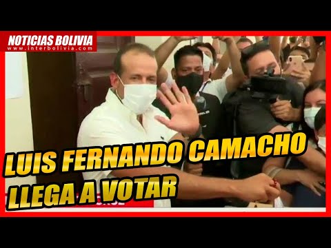 ? LLEGADA DE LUIS FERNANDO CAMACHO A SU RECINTO PARA EMITIR SU VOTO | ELECCIONES BOLIVIA 2020 ?