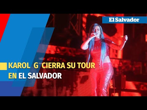¡Karol G cautivó a sus fans de El Salvador! Asi disfrutaron el concierto de #LaBichota.