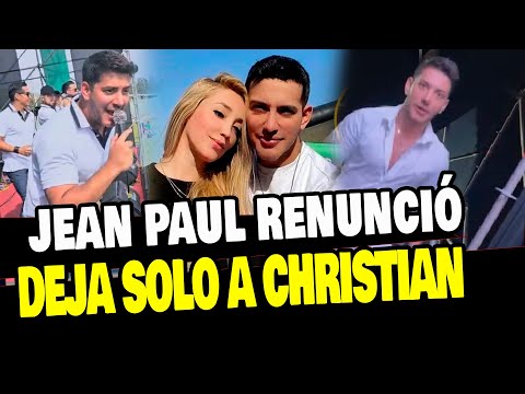 JEAN PAUL SANTA MARIA RENUNCIÓ A LA ORQUESTA POR AMPAY DE CHRISTIAN DOMINGUEZ?
