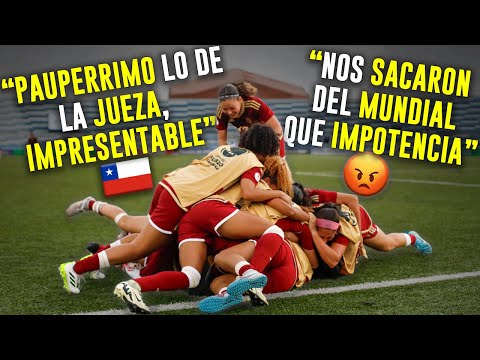 PRENSA CHILENA CALIENTE con  VENEZUELA vs CHILE  REACCIÓN