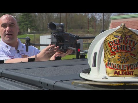 In Middletown, fire crews welcome 'help from above'