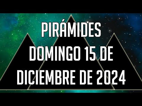 ? Pirámides para mañana Domingo 15 de Diciembre de 2024 - Lotería de Panamá