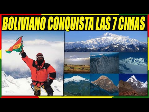 Boliviano Conquista Las 7 Cimas Más Altas del Mundo - Es el Rey de las Montañas en Bolivia