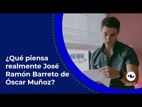 Su mejor versión: Así es la admiración que José Ramón Barreto tiene por Óscar Muñoz