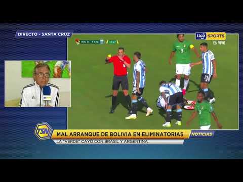 ? Carlos Aragonés nos da su análisis sobre la derrota de Bolivia  por 3?? a 0??  Argentina