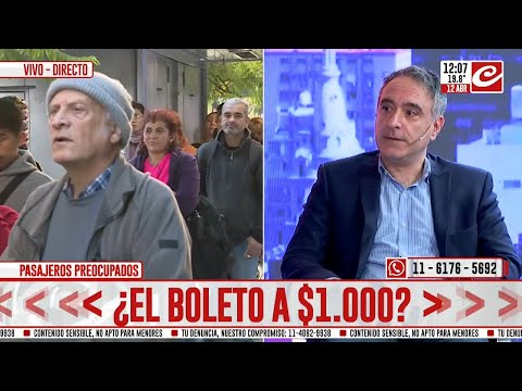 Luciano Fusaro: Otra opción es ahorrar plata sacando colectivos de la calle