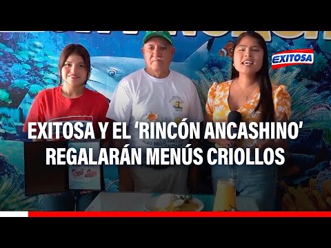Exitosa llegó al Rincón Ancashino para regalar menús criollos a los fieles oyentes de los 95.5 FM